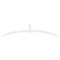 Ekena Millwork Archdale Architectural Grade PVC Gable Bracket, 108"W x 22 1/2"H x 2"D x 4"F, 5/12 Pitch GBP108X23X0204ARC00 - alternate 5